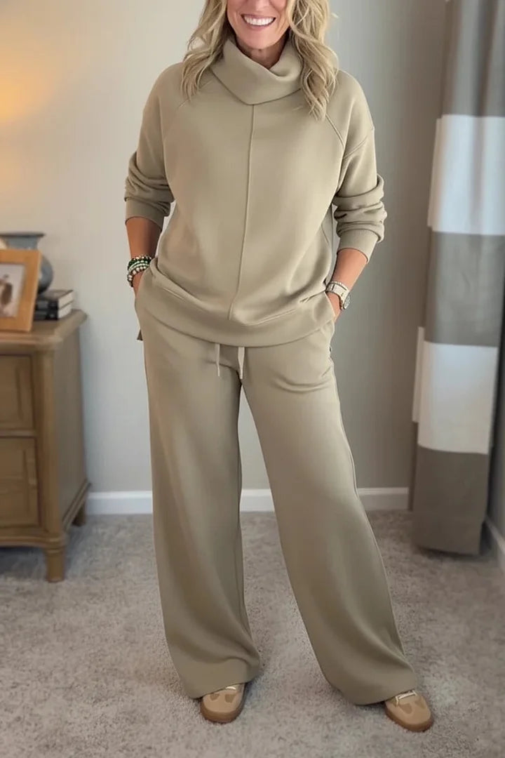 Colleen | Women Casual Turtle-neck 2 Piece