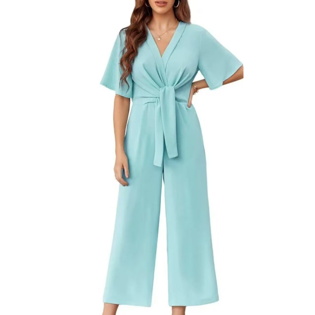 Gabriella | Women Elegant Summer Tie Knot Jumpsuit