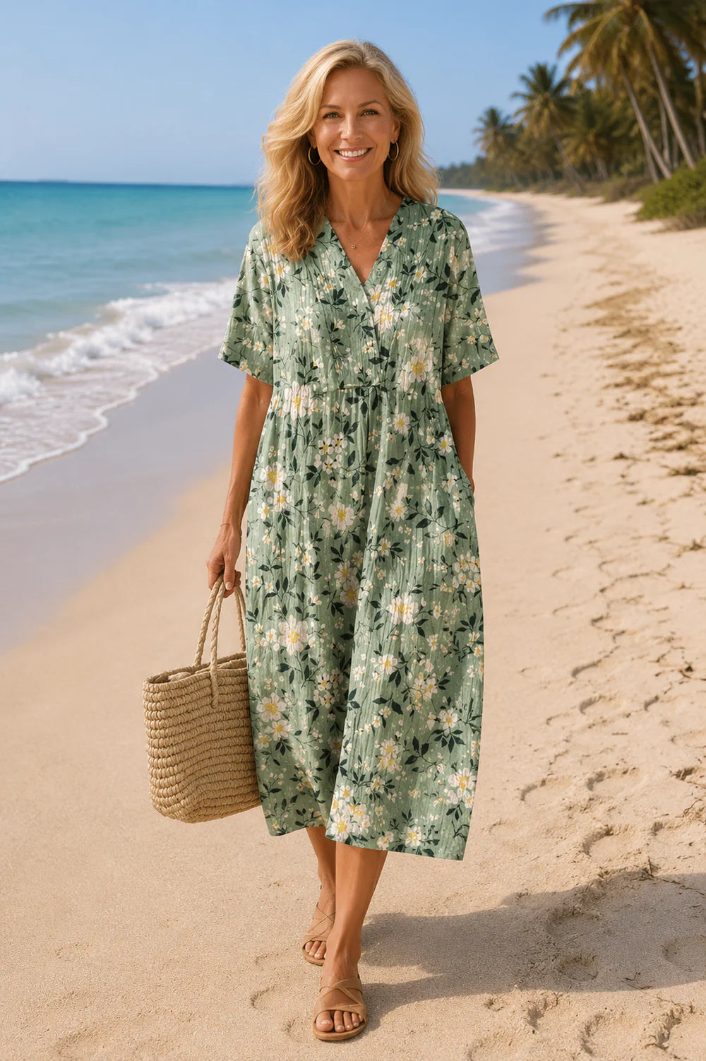 Keira Elegant Floral Summer Dress