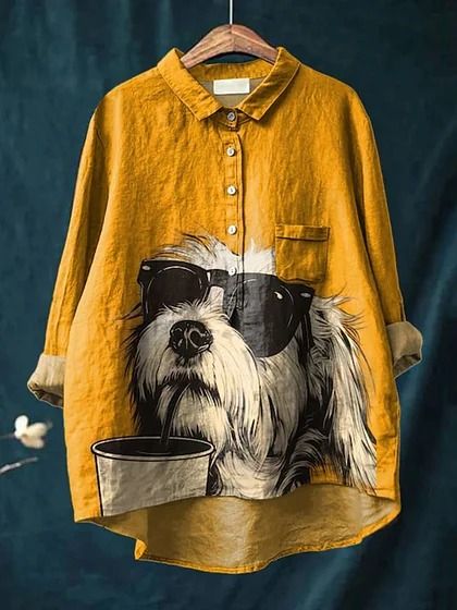 IRIS | Women Dog Art Shirt