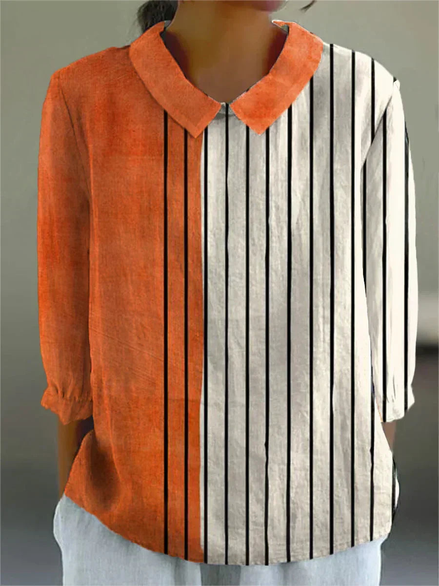 Karsyn Bold Contrast Stripe Blouse