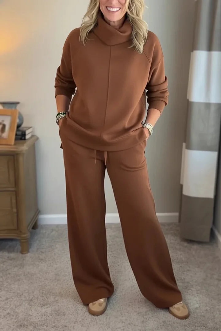 Colleen | Women Casual Turtle-neck 2 Piece