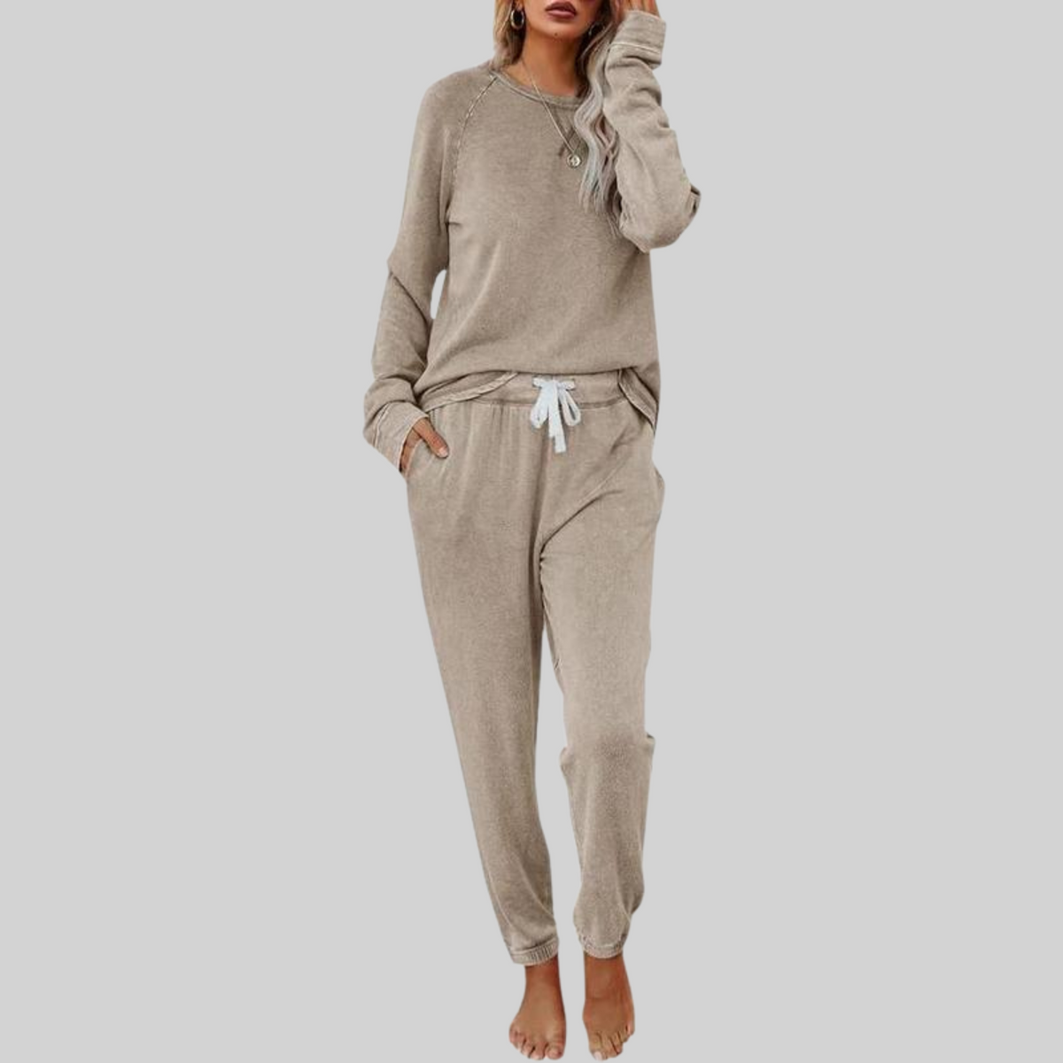 Jocelyn | Casual Long Sleeve and Sweatpants Set