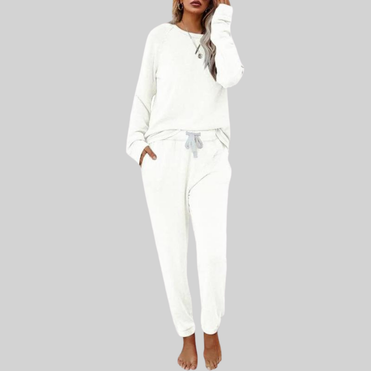 Jocelyn | Casual Long Sleeve and Sweatpants Set