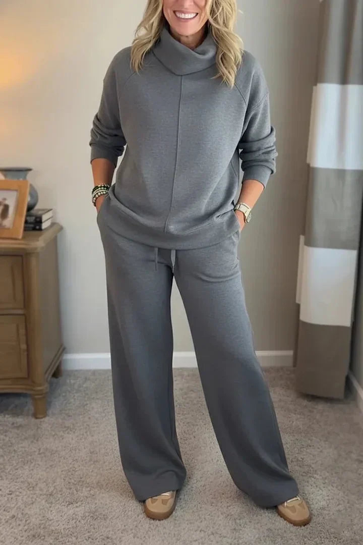 Colleen | Women Casual Turtle-neck 2 Piece