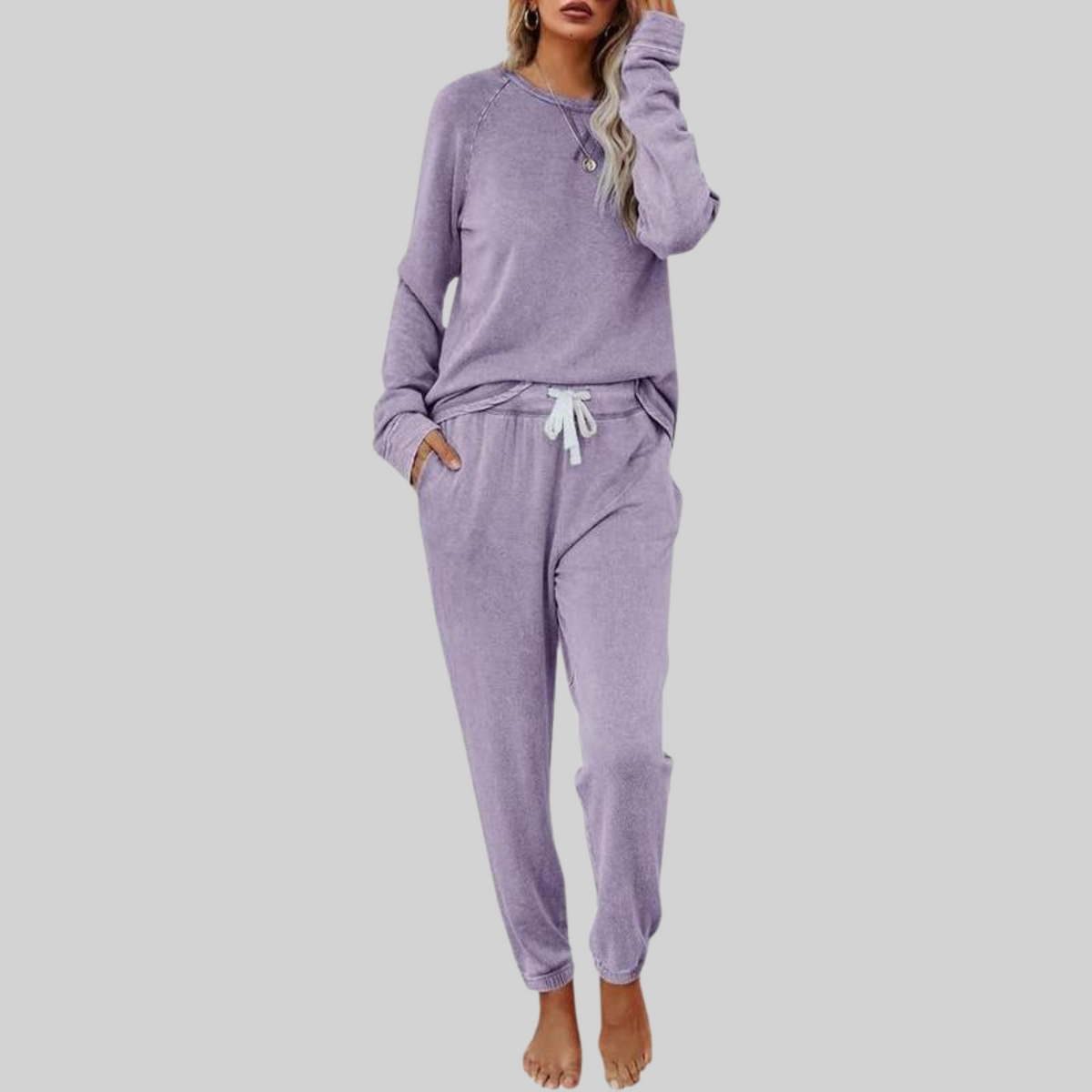 Jocelyn | Casual Long Sleeve and Sweatpants Set