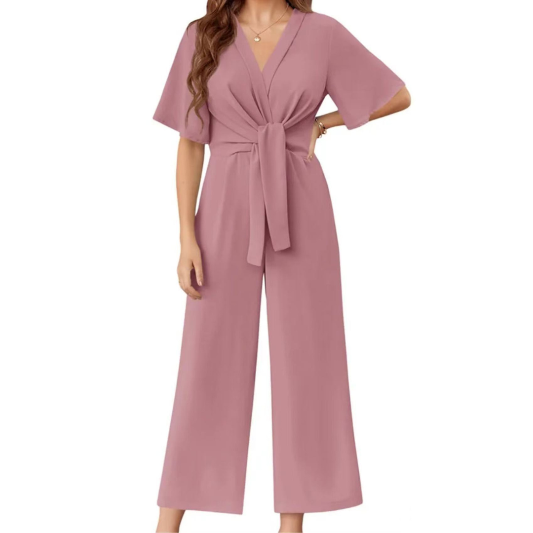 Gabriella | Women Elegant Summer Tie Knot Jumpsuit