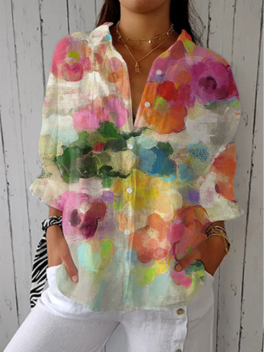 Leslie - Watercolor Dreams Blouse