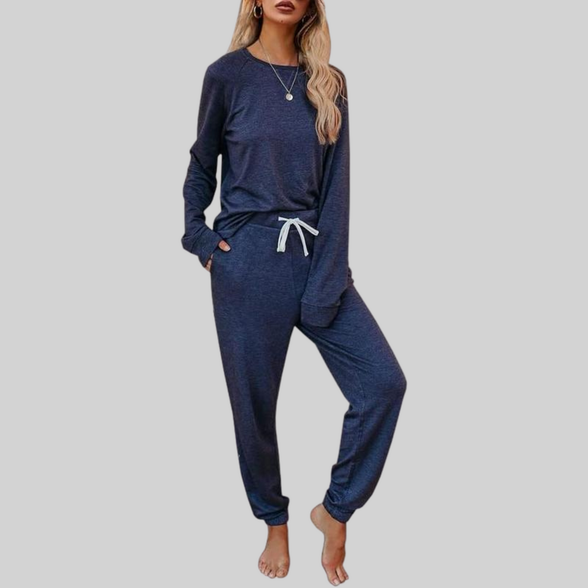 Jocelyn | Casual Long Sleeve and Sweatpants Set