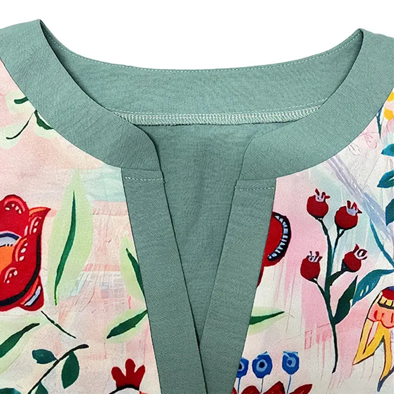 Amarri | Classy Women Mixed Floral Vintage Blouse