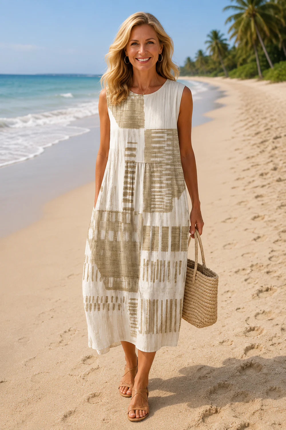 Helena | Abstract Summer Dress