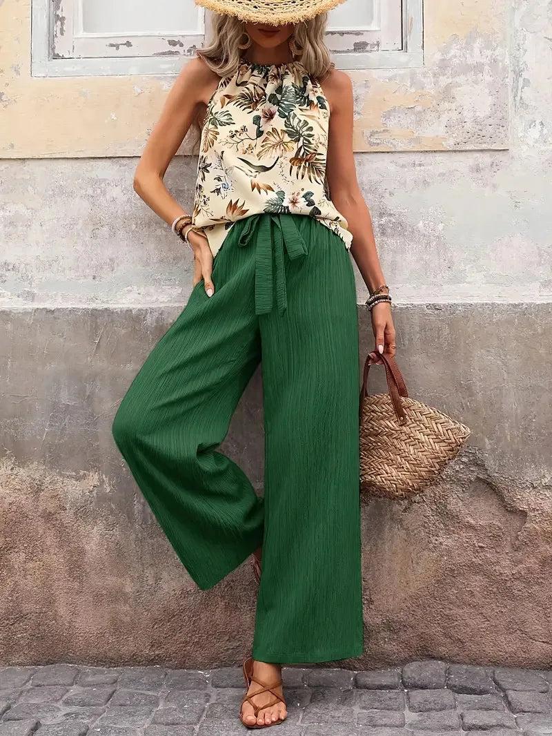 Antonette™| Elegant Sleeveless Two-Piece Set