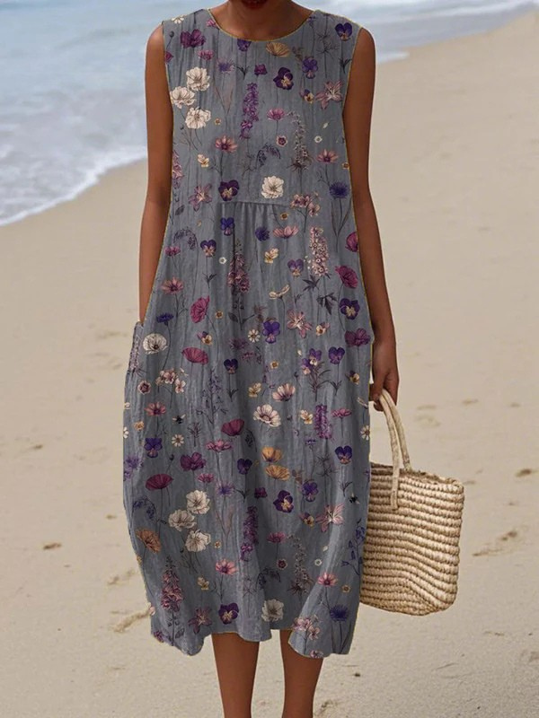 Gwen Floral Midi Dress
