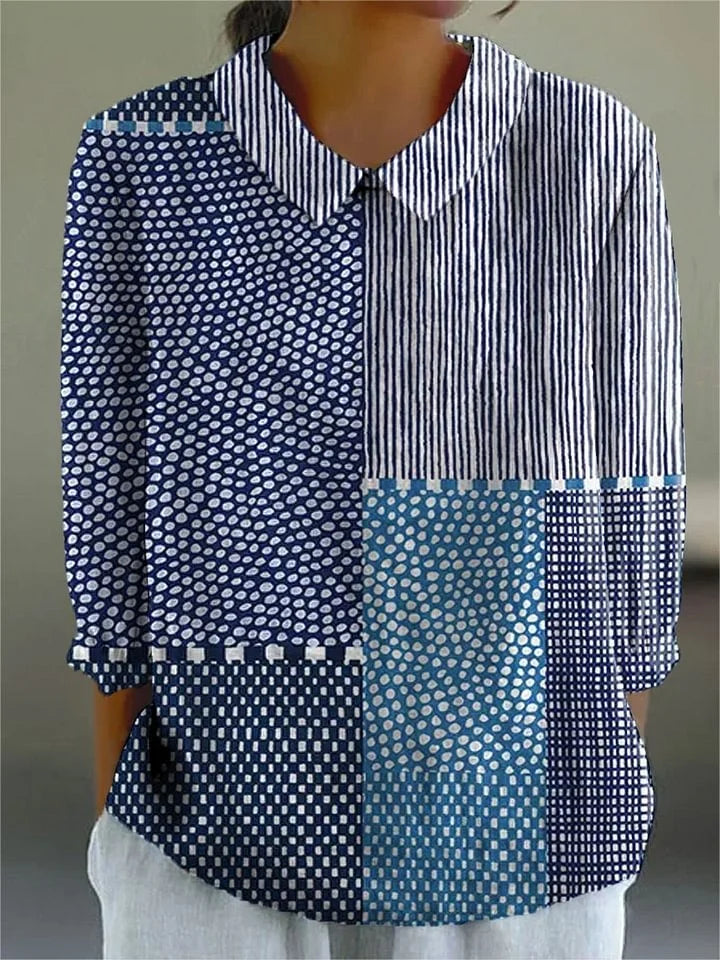 Harper Patchwork Blouse