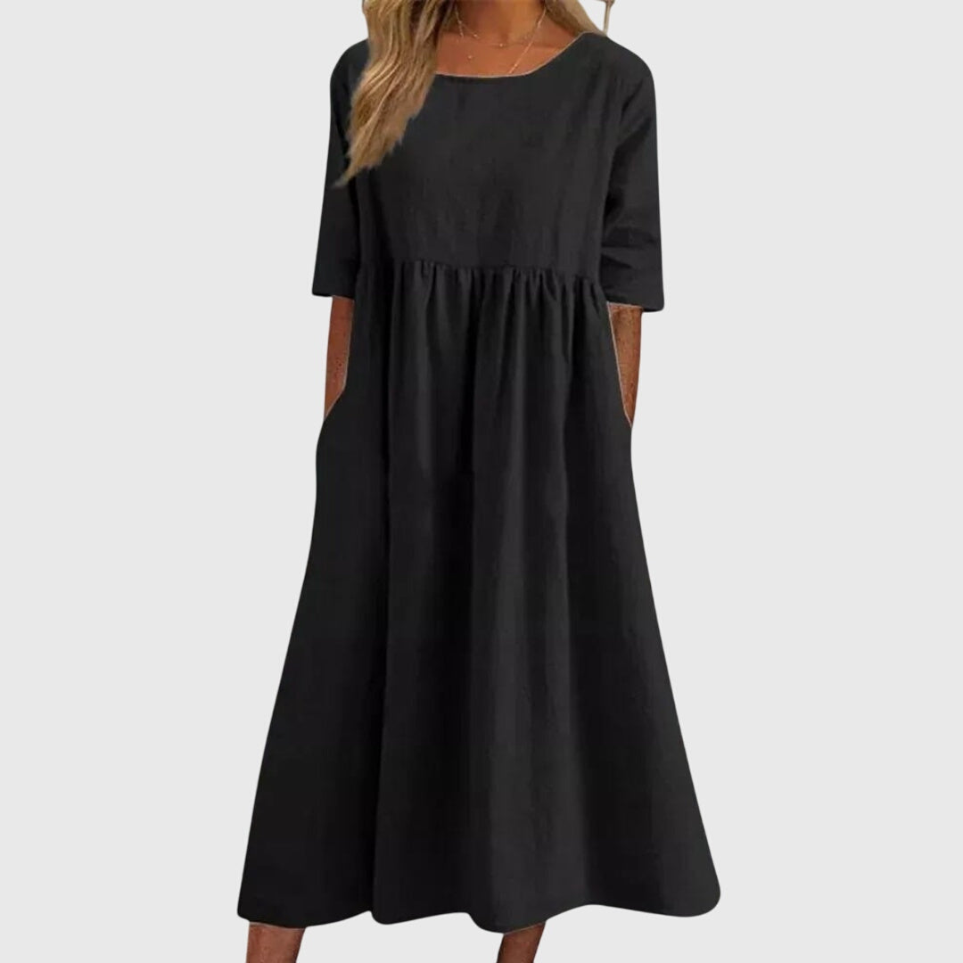 Bethany - Elegant Short-Sleeved Dress