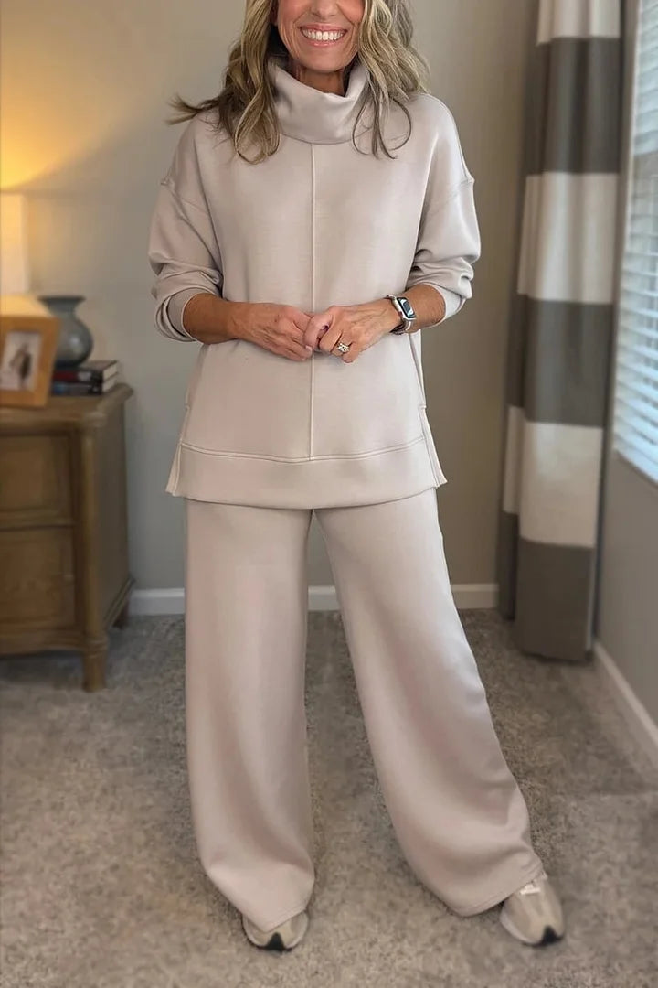 Colleen | Women Casual Turtle-neck 2 Piece